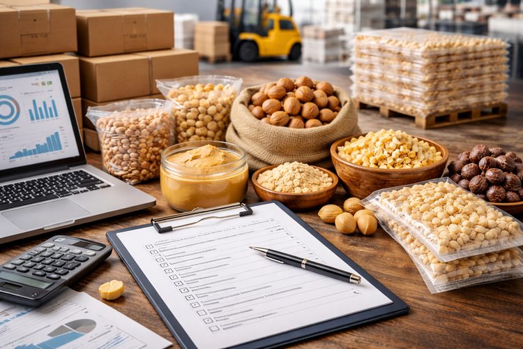 Illustrated placeholder for article titled Industrial Macadamia Buyer Checklist