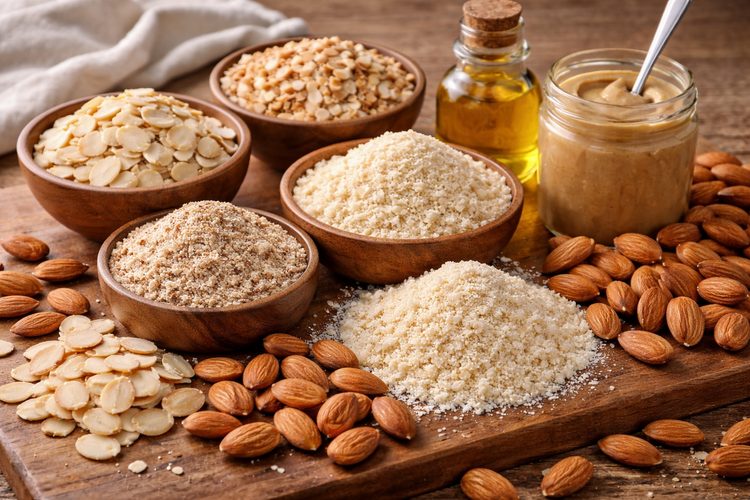 Illustrated placeholder for Almonds category page